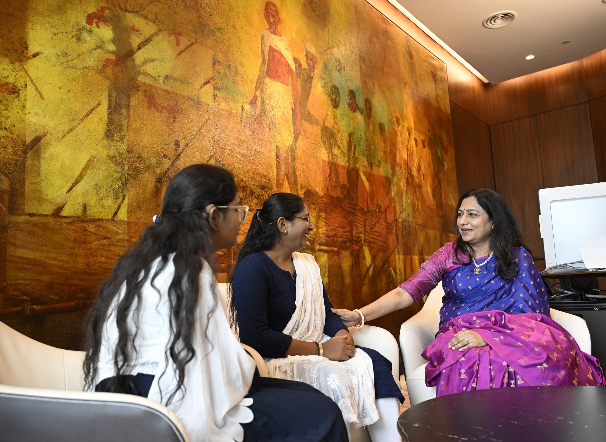Youth of India striving for betterment: Priti Adani